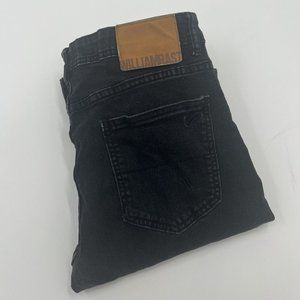 WILLIAM RAST Dean Slim Fit Perfect Stretch Black Jeans Size 32 x 32
